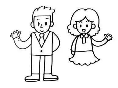 爸爸妈妈简笔画 爸爸妈妈简笔画头像