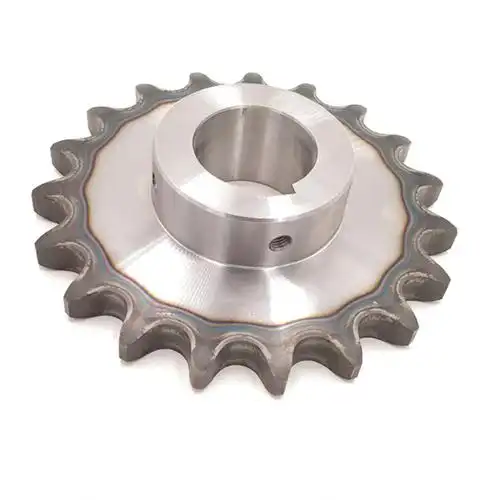 水棋盛45号钢链轮齿轮4分08b台轮10齿40齿机械传动工业链条齿轮非标