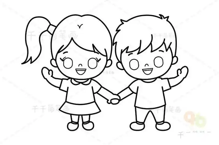 儿童卡通形象简笔画