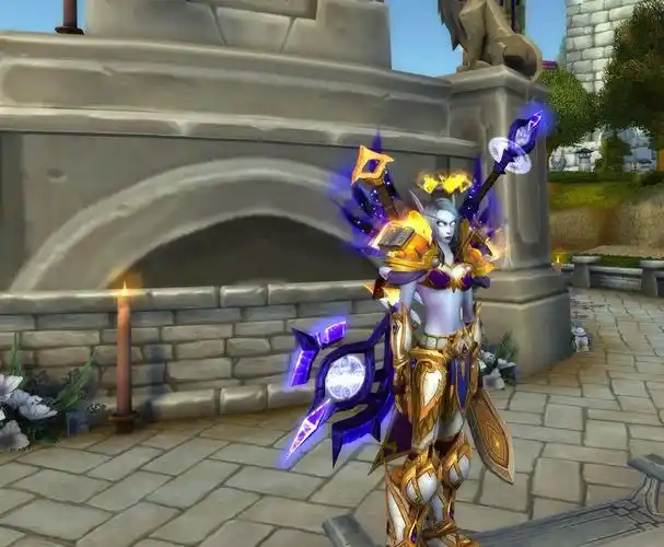 魔兽世界虚空精灵幻化 光与影的天使板甲皮甲专供 - 魔兽世界 - 酷乐