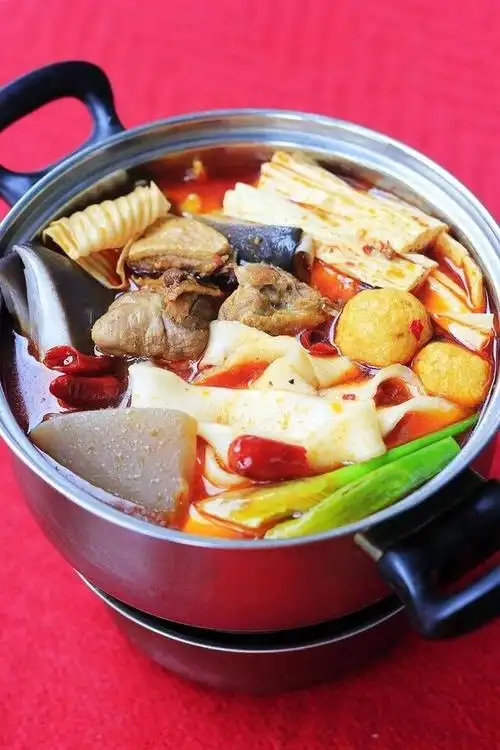 鸭肉火锅的做法_鸭肉火锅怎么做_天山可可_美食杰