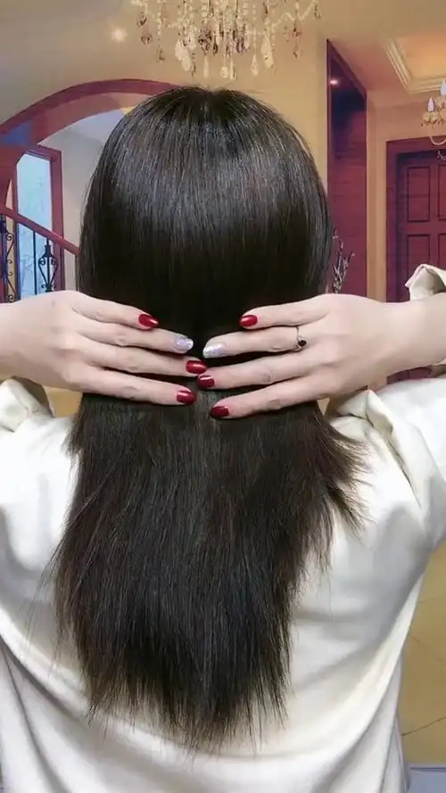 时尚的中发怎么扎好看图片 中发发型扎法