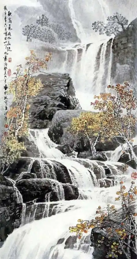 王中年山水画作品欣赏王中年最新山水画作品