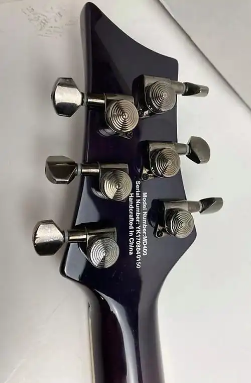 mitchell md400 neck thru body electric guitar