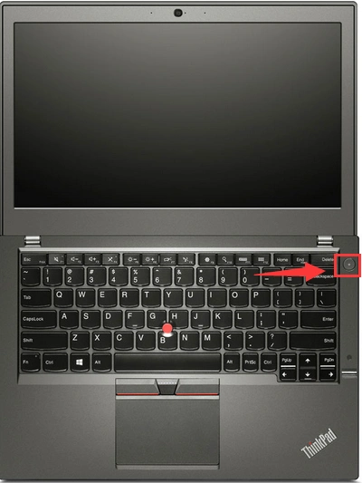 thinkpad笔记本电脑的电源开关按键在什么位置