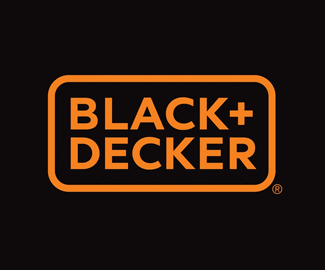 电动工具制造商blackdecker百得logo