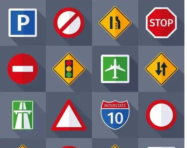 值得注意的是,红绿灯和交通信号灯不同于交通标志,意为交通标志,一般