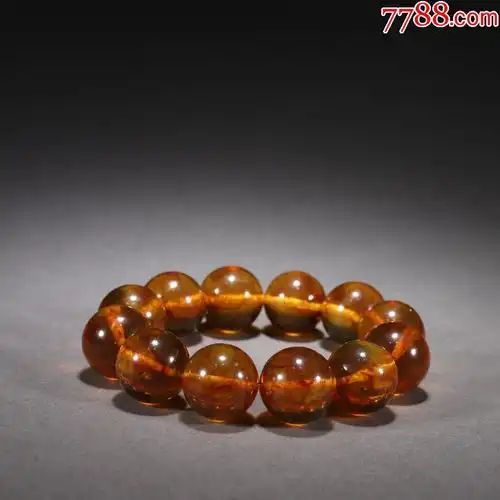 旧藏琥珀手串