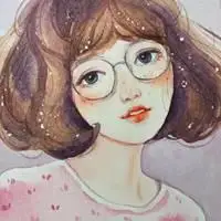 彩色素描头像女生可爱_微信头像图片大全