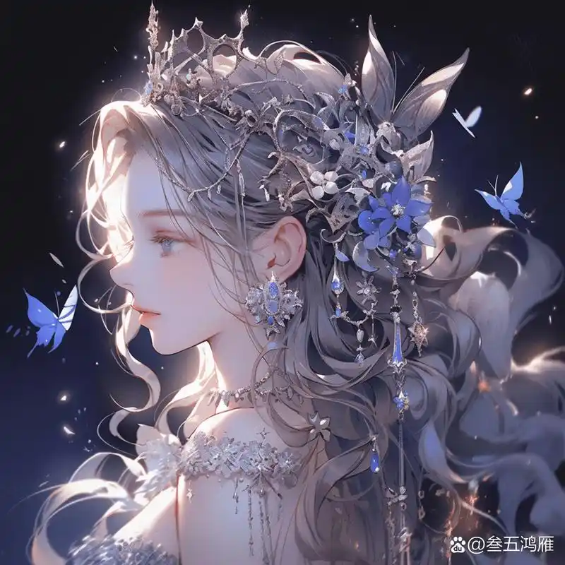 女生头像|蝴蝶少女 你挽指作蝴蝶从窗框上飞起,飞过我指间和眉宇.