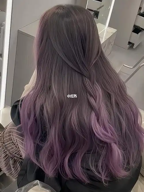 第一次染头发一定要尝试的紫灰色巴黎画染06