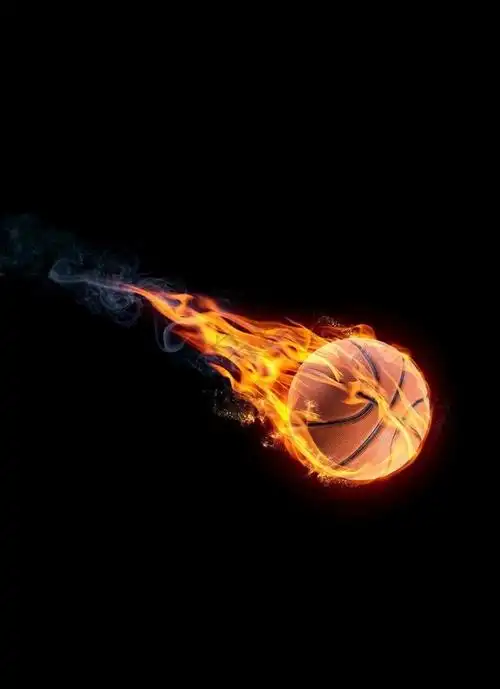 火焰篮球元素图片psd模版下载
