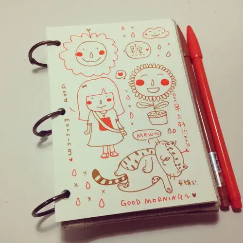 我无关紧要的日记本|插画|插画习作|leafstyle - 原创作品 - 站酷