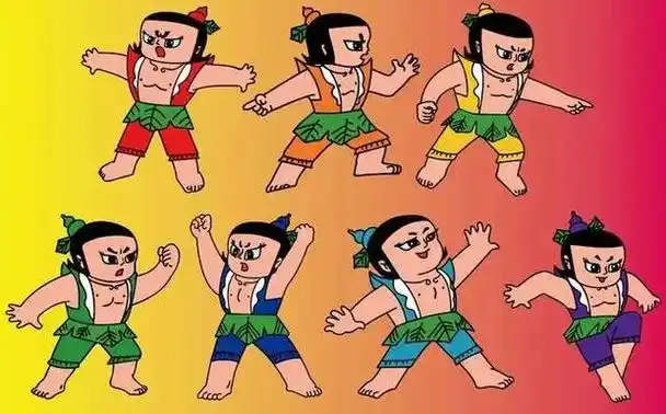 《葫芦娃》是一部中国经典动画片,其中七个葫芦娃的形象深受观众喜爱.