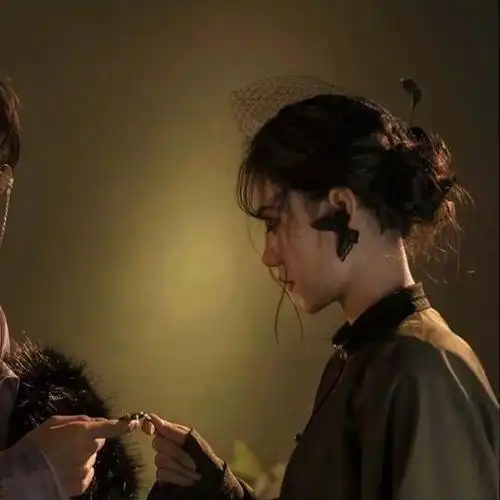 这组民国风情侣头像太有韵味了