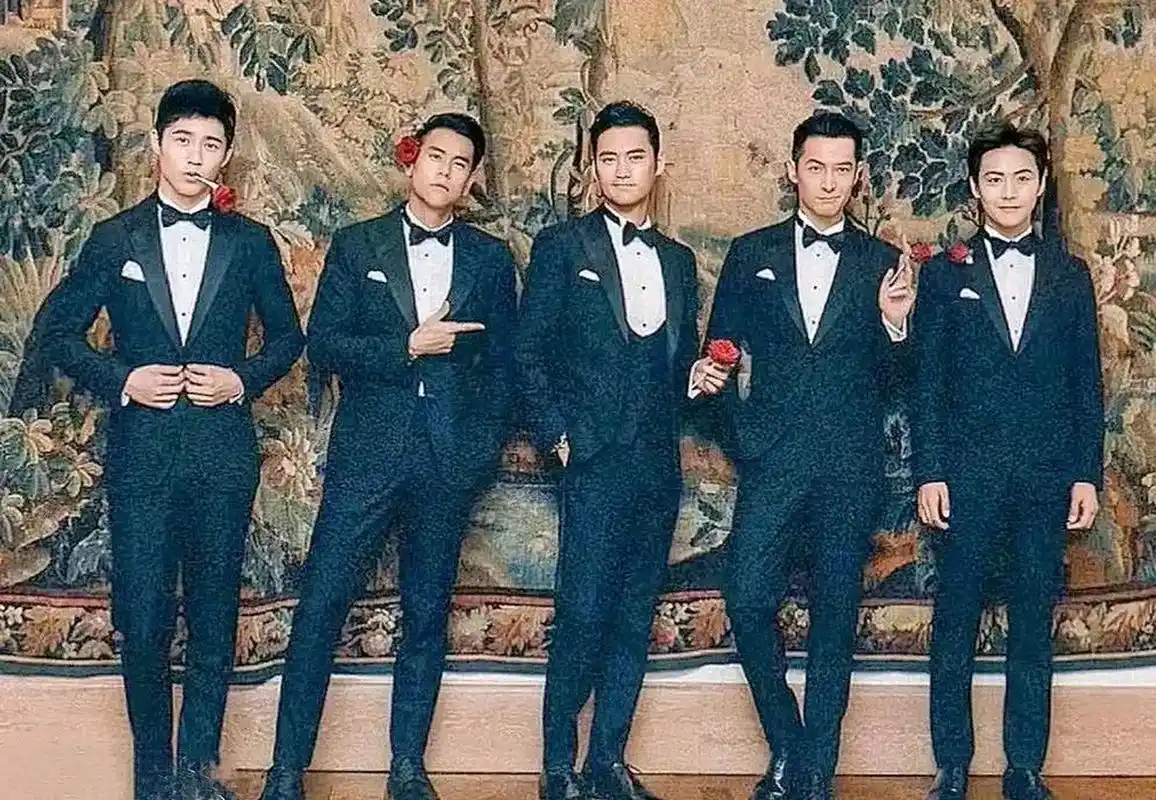 窦骁与何超莲结婚了 明星伴郎团火爆了 你能认出哪些人?