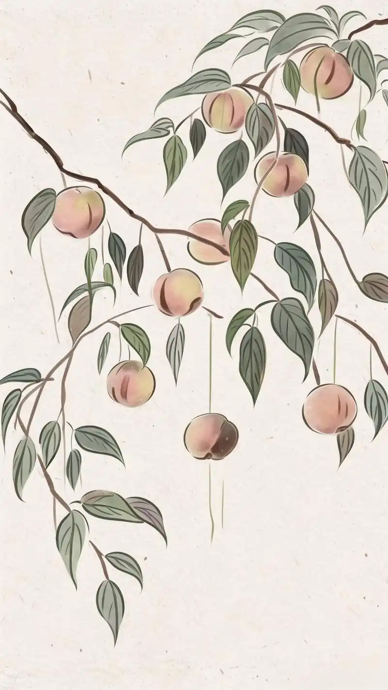 粉粉嫩嫩的桃子壁纸来啦🍑