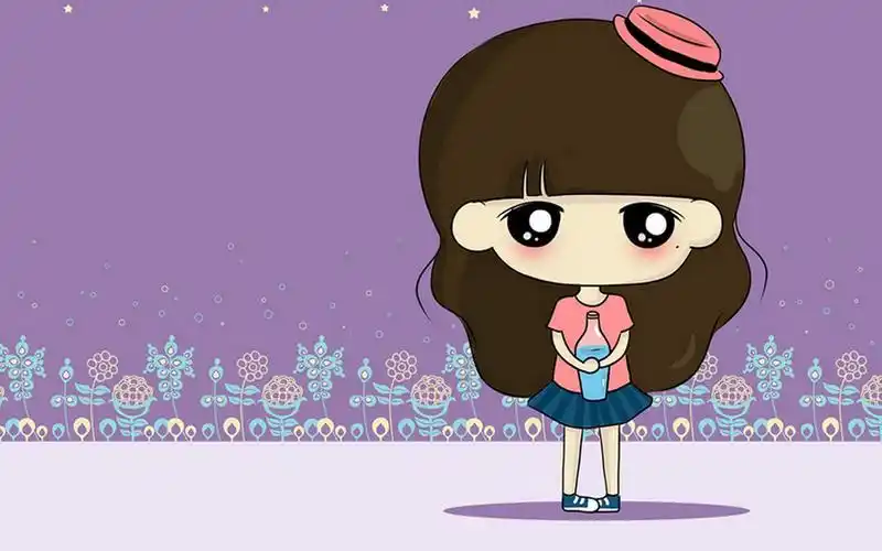 可爱软萌的动漫人物萌小希图片桌面壁纸高清大图预览1920x1200_卡通