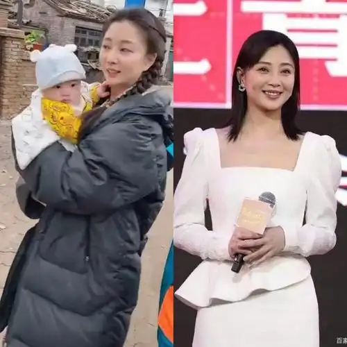 41岁殷桃瘦了扎双马尾皮肤紧致嫩回少女与黄小蕾同框更显年轻