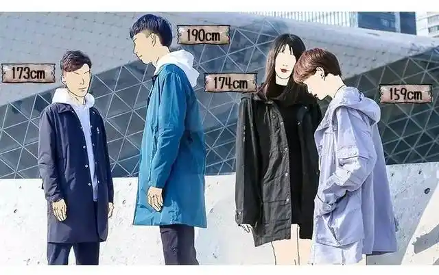 高矮对比丨谁说长外套只适合高个子?