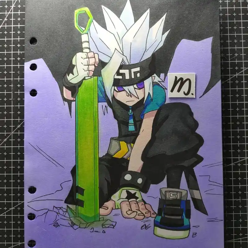 凹凸世界 #格瑞 #绘画教程  - 抖音