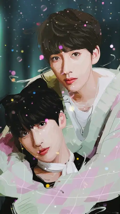 时代少年团#【手绘/翔霖】看灵魂画手表白爱豆