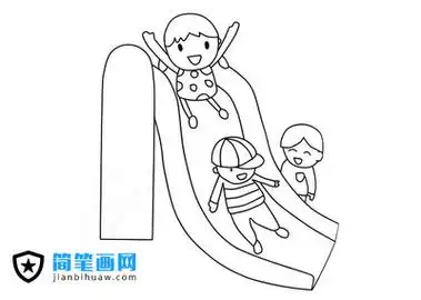 背书包上学图片简笔画 - 简单简笔画