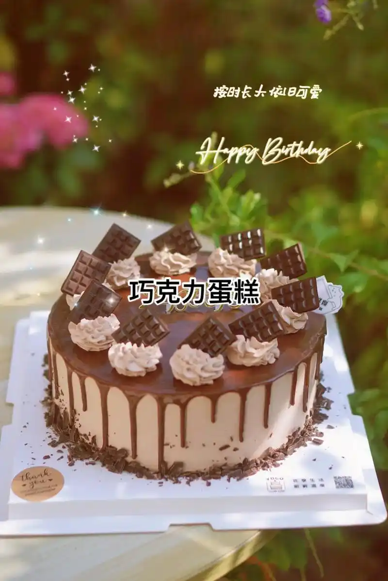 男士生日蛋糕 #男士蛋糕 #最好吃的动物奶油蛋糕 #巧克力 - 兑趑