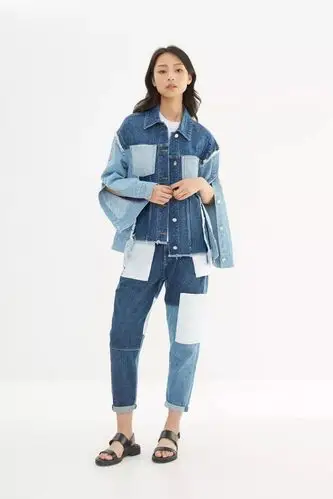 portspure 拼接设计牛仔外套 参考价:4,299cny