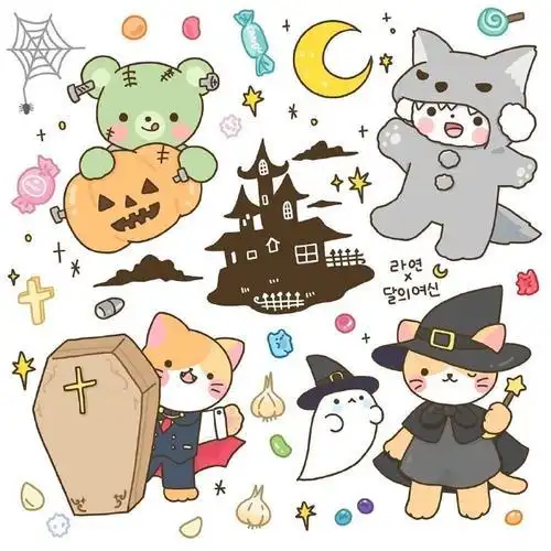 大全整理手绘-一些动物简笔画素材小动物手绘简笔画手账素材画好啦100