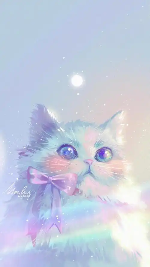 彩虹梦幻少女心壁纸