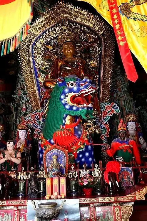 五台山祖庭文殊菩萨像