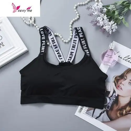 套装 美背抹胸文胸无钢圈吊带裹胸打底防走光内衣女小背心学生高中