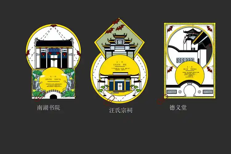 徽弘一隅——安徽宏村旅游文创设计