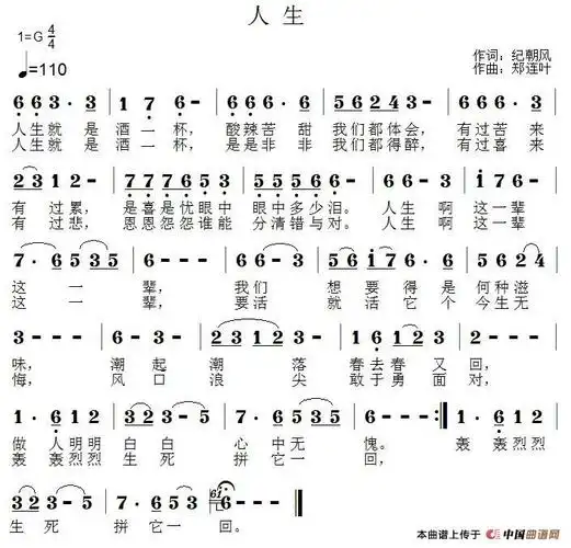 这人生啊曲谱_这扯淡的人生图片