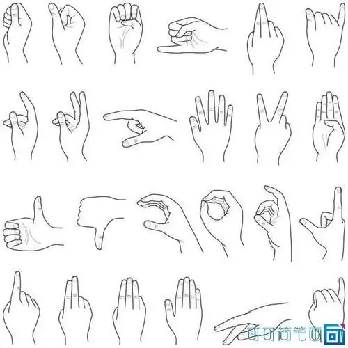 简笔画人物手机上操作请先点击保存图片在微信中扫一扫选择图片7张