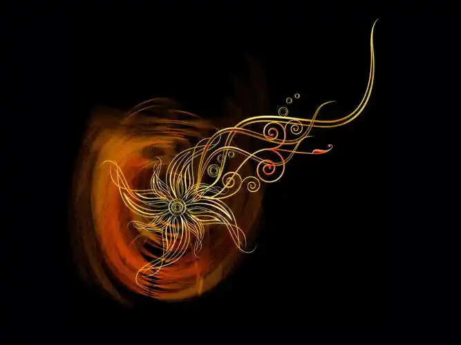 精美花纹炫彩效果图七