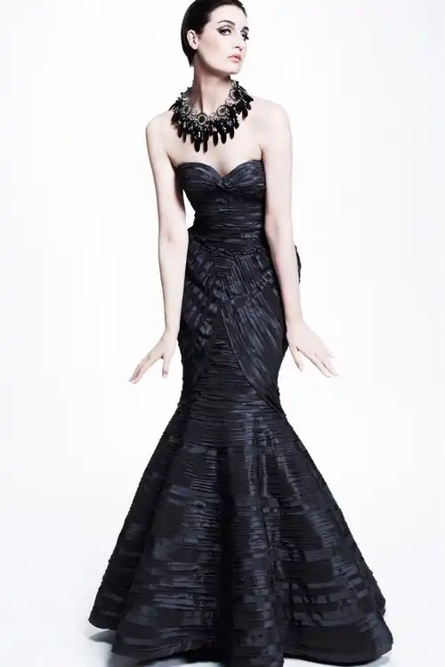 zac posen 鱼尾裙裙系列-服装画/服装设计手稿 - 穿针引线服装论坛