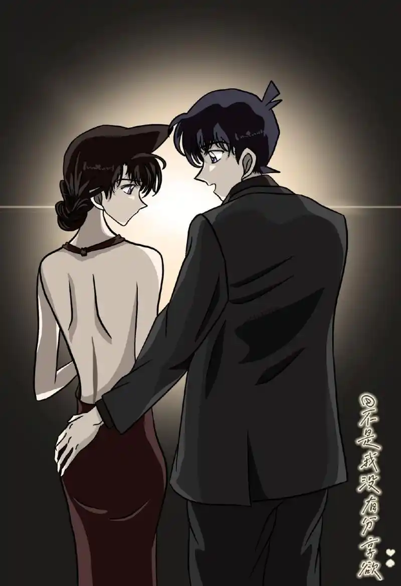 这组工藤新一&毛利兰真的很赞～[期待]#情侣头像# #壁纸