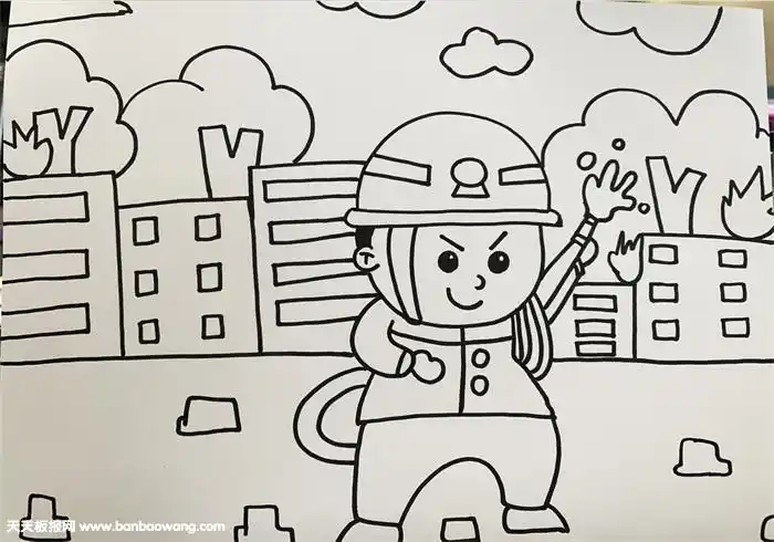 大全交通安全怎么画交通安全简笔画简单又漂亮彩色安全漫画简笔画手绘