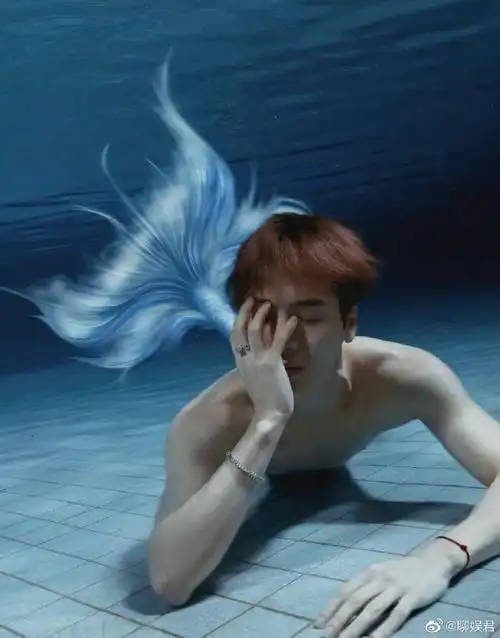 王嘉尔人鱼王子#要是有这么帅的人鱼王子,美人鱼还用的着上岸找王子.