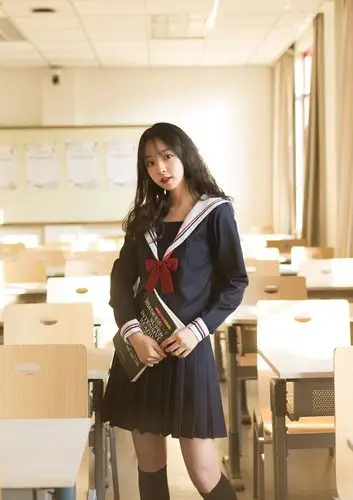 日系jk制服水手服基础款改版《丈青女神》学院风学生装少女百褶裙