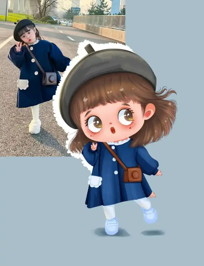 q版人物全身|九宫格|可爱卡通形象合集