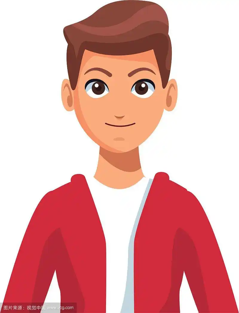 年轻人卡通