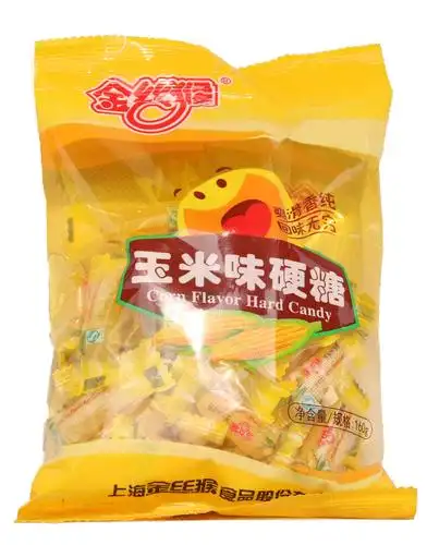 金丝猴,玉米硬糖 ,糖,硬糖-金丝猴玉米味硬糖 160g(一件50袋 10袋起售