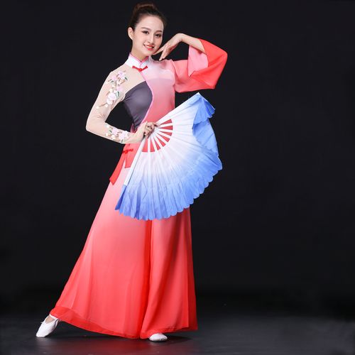 热销古典舞蹈演出服绣影叠香同款舞台表演民族民族服装