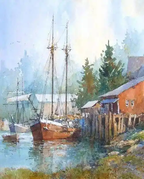 水彩风景画作品欣赏ian ramsay