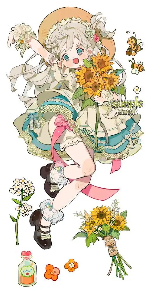 插画分享##可爱壁纸##女生头像##洛丽塔