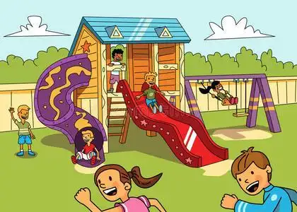 幼儿园场景图片-幼儿园场景素材-幼儿园场景插画-摄图新视界