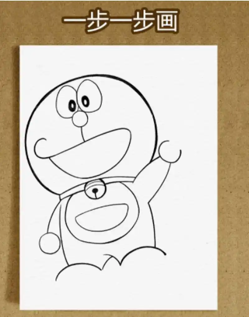 哆啦a梦|马克笔手绘卡通简笔画|内附教程 可爱的猫猫来啦!